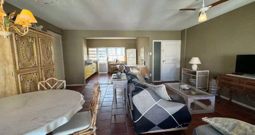 Apartamento com 3 dormitórios à venda, 127 m² por r$ 650.000,00 - pitangueiras - guarujá/sp