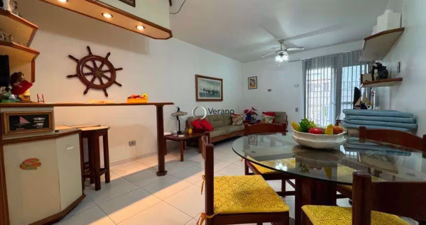 Apartamento com 3 dormitórios à venda, 117 m² por r$ 800.000,00 - pitangueiras - guarujá/sp