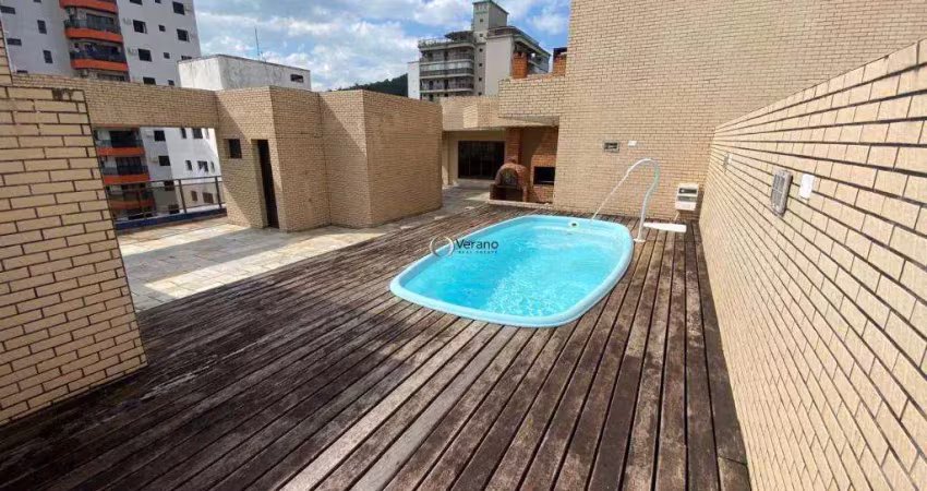 Cobertura com 4 dormitórios à venda, 384 m² por r$ 1.300.000 - enseada - guarujá/sp