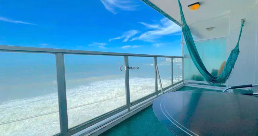 Frente mar, pé na areia, tenha a brisa oceanica na sua varanda!