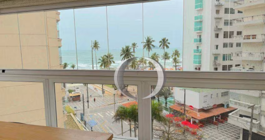 Pitangueiras Guaruja, vista para o mar, pé na areia