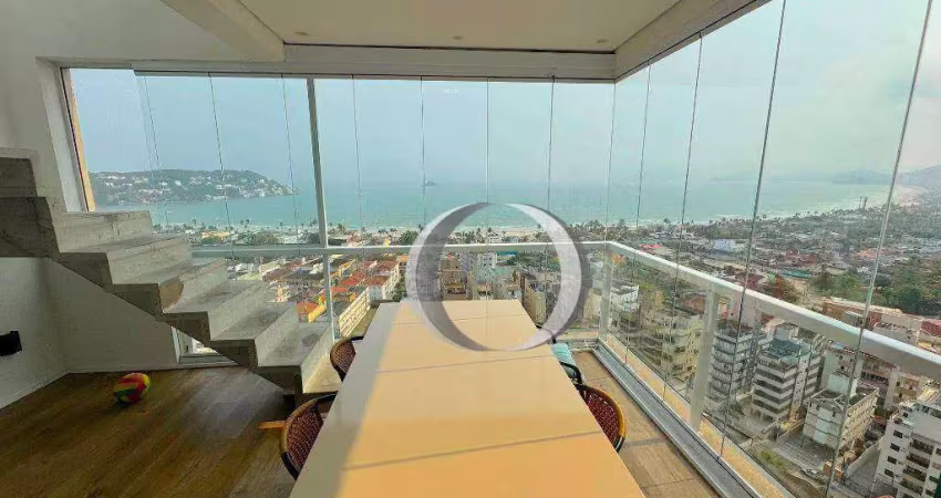 Guaruja, Enseada, Cobertura Vista Total do Mar, Prédio com Lazer Estilo Resort