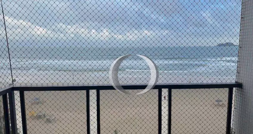 Guarujá, frente mar na pitangueiras, reformado, 2 vagas na garagem, prédio com piscina