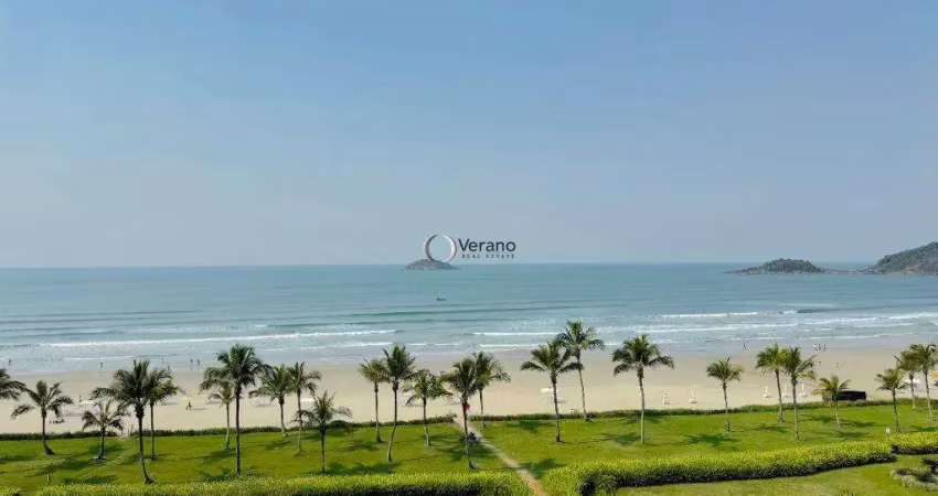 Cobertura frente mar na riviera, piscina e espaço gourmet, 4 vagas