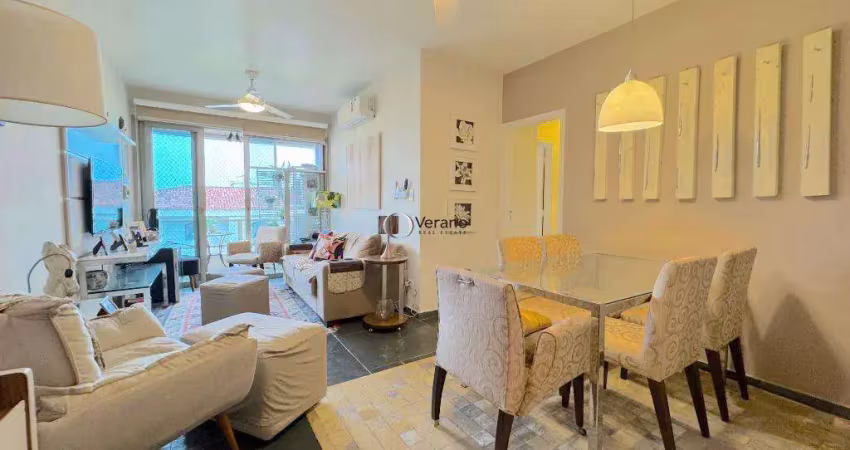Apartamento à venda na enseada com 3 quartos, 1 vaga, 2 quadras da praia - guarujá/sp