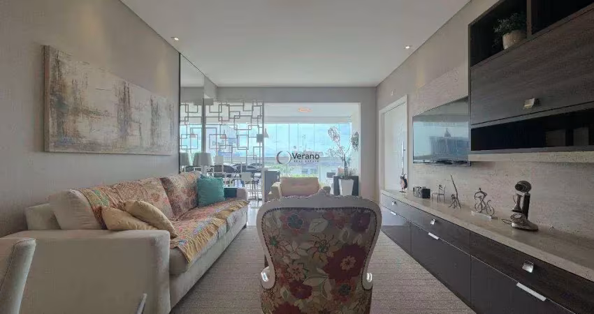 Praia da enseada, guarujá, alto padrão, decorado, 3 suítes, 2 vagas na garagem e lazer