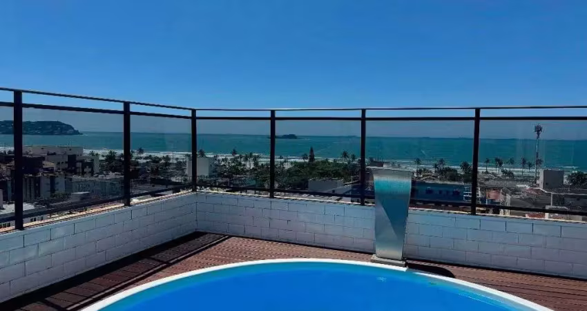 Cobertura com vista total para o mar a venda, guarujá, enseada.