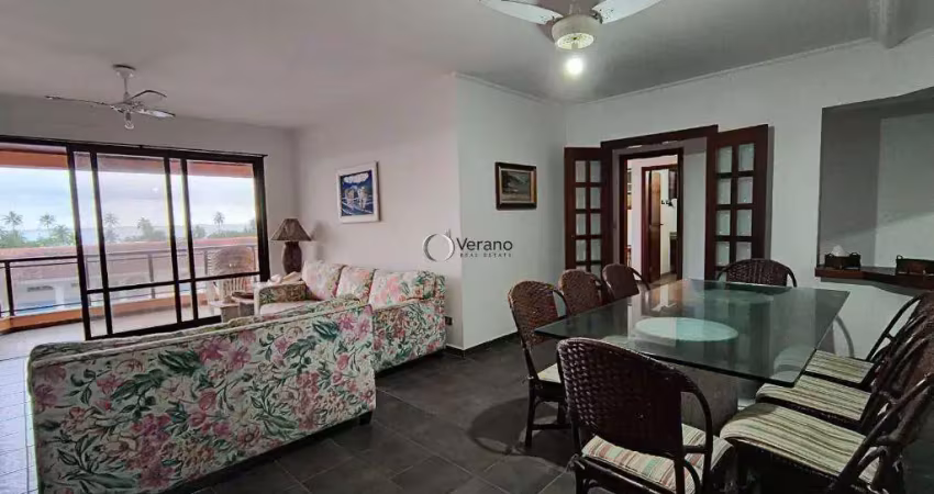 Apartamento vista mar com 3 dormitórios à venda na  enseada - guarujá/sp