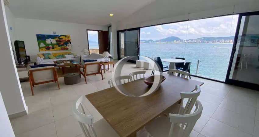 Apartamento com 3 suites, e vista espetacular para o mar na praia da enseada