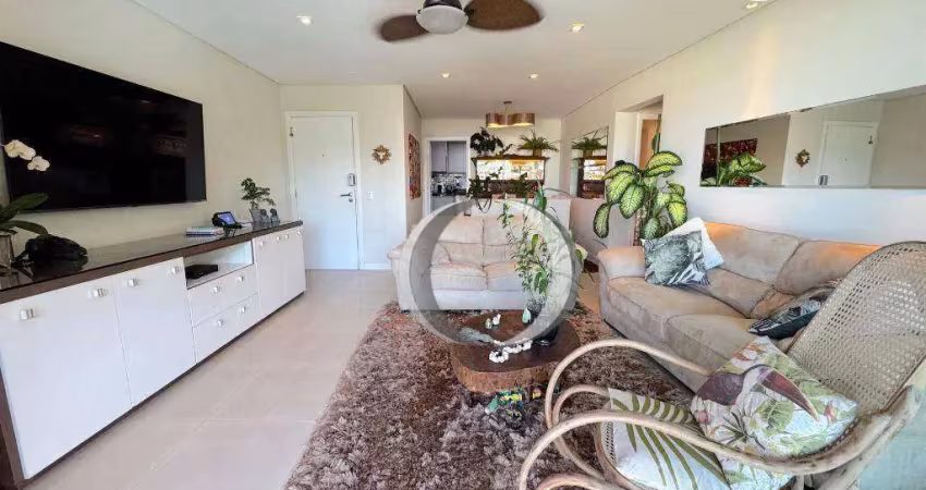 Apartamento a venda no morro do maluf, frente mar, 3 quartos (sendo 2 suítes), condominio clube