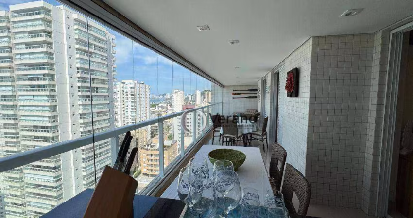 Apartamento com 3 dormitórios à venda, 124 m² por R$ 1.500.000,00 - Enseada - Guarujá/SP