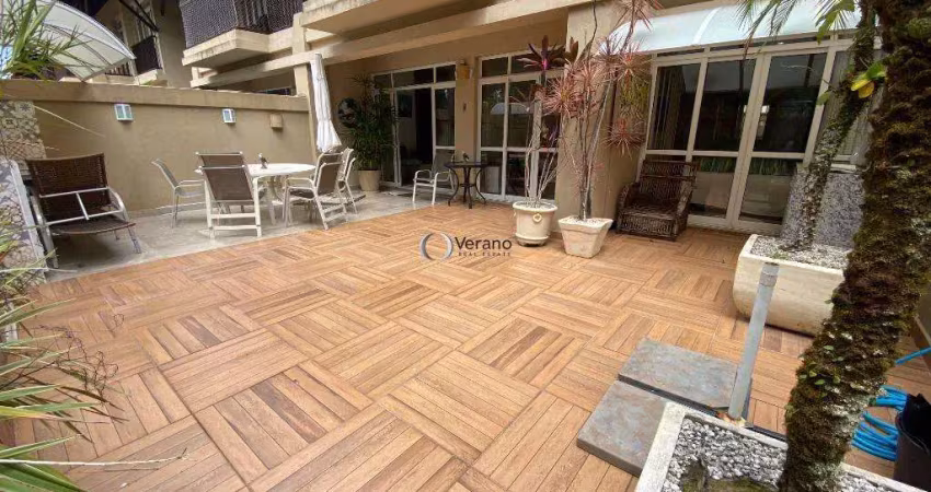 Apartamento com 2 dormitórios à venda, 110 m² por r$ 1.000.000 - enseada - guarujá/sp