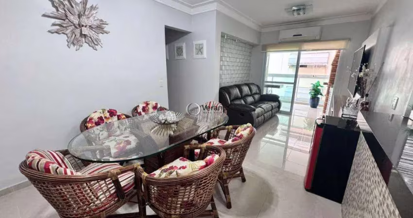 Apartamento com 3 dormitórios à venda, 100 m² por r$ 750.000,00 - enseada - guarujá/sp