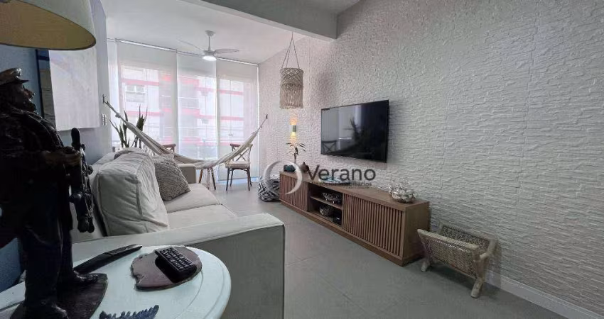 Apartamento com 2 dormitórios à venda, 81 m² por R$ 530.000,00 - Tombo - Guarujá/SP