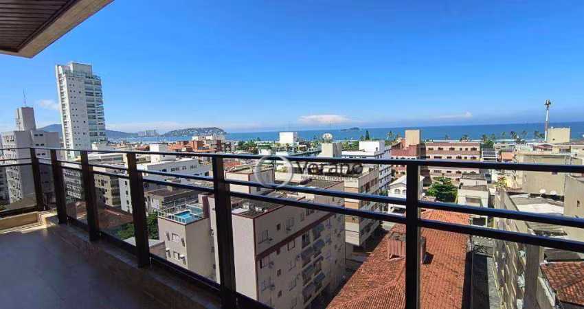 Apartamento vista mar, 3 dormitórios sendo 1 suíte - R$ 850.000 - Enseada - Guarujá/SP