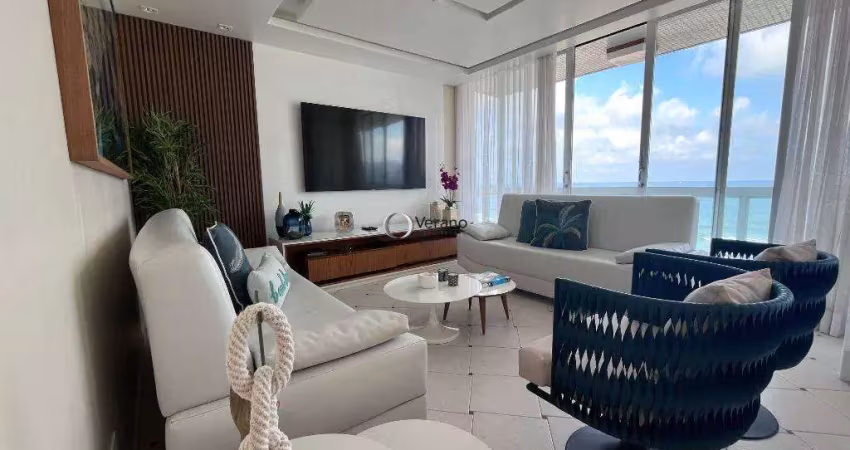 Apartamento com 4 dormitórios à venda, 180 m² por r$ 1.600.000,00 - pitangueiras - guarujá/sp