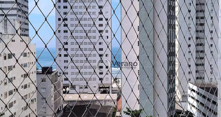 Apartamento com 2 dormitórios à venda, 85 m² por r$ 450.000,00 - pitangueiras - guarujá/sp