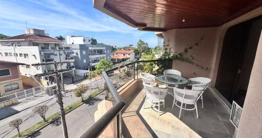 Apartamento com 3 dormitórios à venda, 160 m² por r$ 630.000,00 - enseada - guarujá/sp