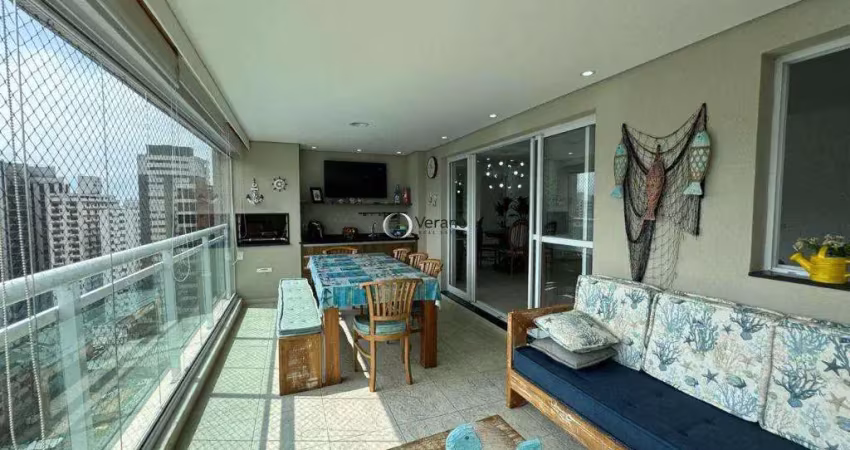 Apartamento com 3 dormitórios à venda, 134 m² por r$ 1.450.000,00 - astúrias - guarujá/sp