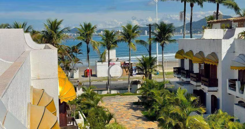 Costa do Mar - Casa frente ao mar com 3 quartos, sendo 1 suíte à venda, 190 m² por R$ 960.000 - Enseada - Guarujá/SP
