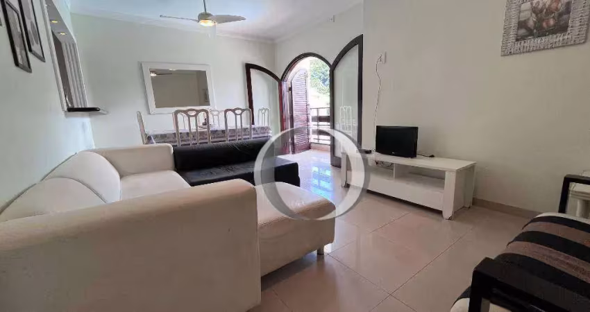 Apartamento com 3 dormitórios à venda, 110 m² por r$ 500.000,00 - enseada - guarujá/sp