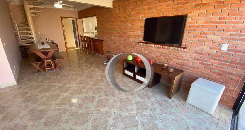Cobertura com 3 dormitórios à venda, 220 m² por R$ 650.000,00 - Enseada - Guarujá/SP