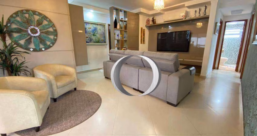 Apartamento com 3 quartos (sendo 1 suíte), varanda gourmet, 2 vagas à venda, 119 m² por R$ 860.000 - Enseada - Guarujá/SP