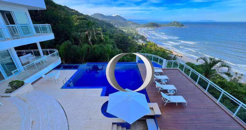 Residência de luxo com vista deslumbrante para o mar - condomínio tijucopava - guarujá/sp