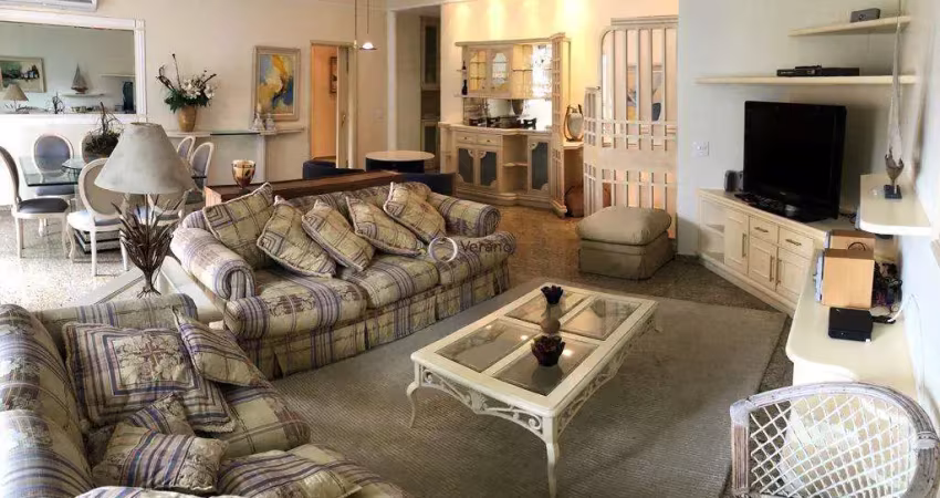 Apartamento com 4 dormitórios à venda, 220 m² por r$ 1.400.000,00 - pitangueiras - guarujá/sp