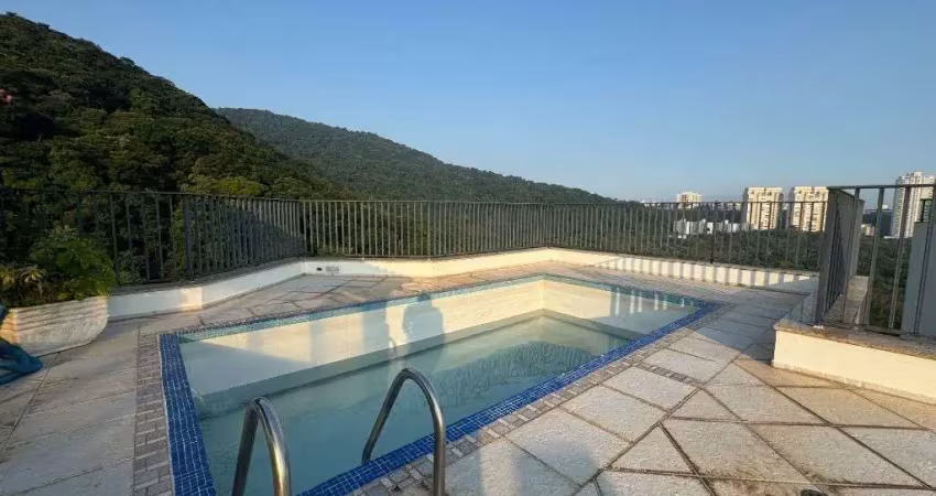 Cobertura com 4 dormitórios à venda, 180 m² por r$ 1.050.000,00 - enseada - guarujá/sp