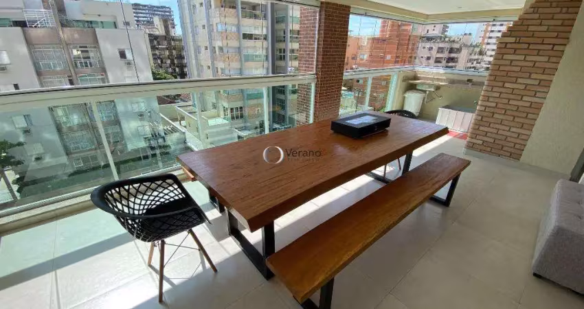 Apartamento com 3 dormitórios à venda, 118 m² por r$ 950.000,00 - enseada - guarujá/sp