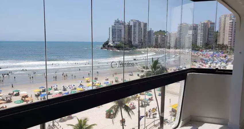 Apartamento com 3 dormitórios à venda, 148 m² por r$ 1.900.000,00 - astúrias - guarujá/sp