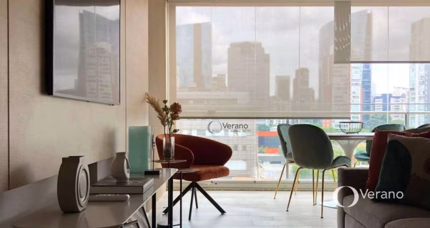 Apartamento com 1 dormitório, 47 m² - venda por R$ 1.400.000,00 ou aluguel por R$ 8.238,00/mês - Itaim Bibi - São Paulo/SP