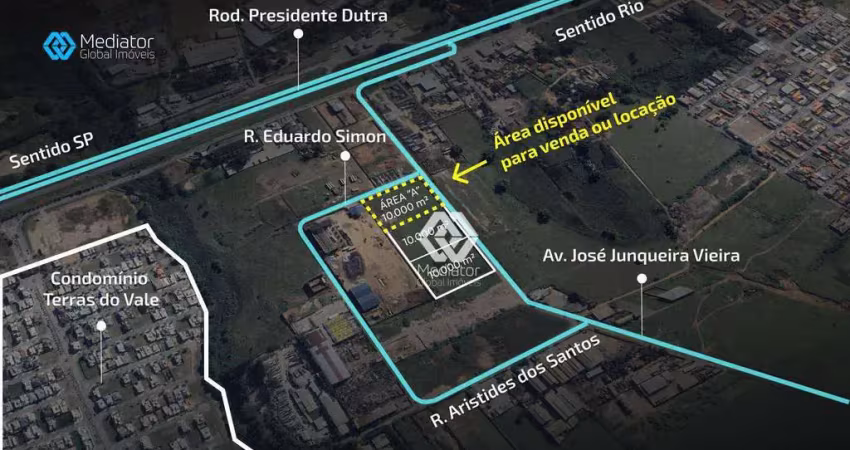 Área, 10000 m² - venda por r$ 6.000.000 ou aluguel por r$ 28.000,00/mês - cacapava - caçapava/sp