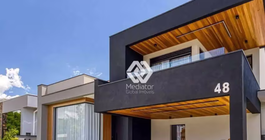 Sobrado com 3 suítes à venda mont blanc, 323 m² por r$ 3.490.000 - condomínio residencial mont blanc - são josé dos campos/sp