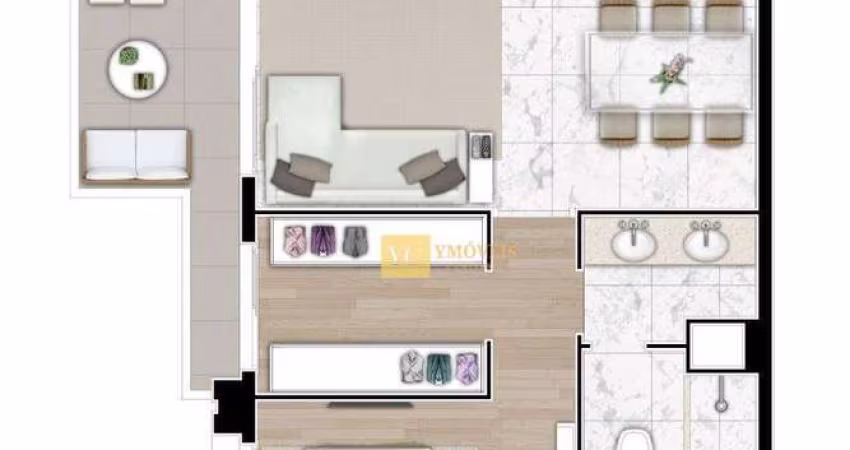 Apartamento com 3 dormitórios à venda, 77 m² por R$ 793.000,00 - Cristo Rei - Curitiba/PR