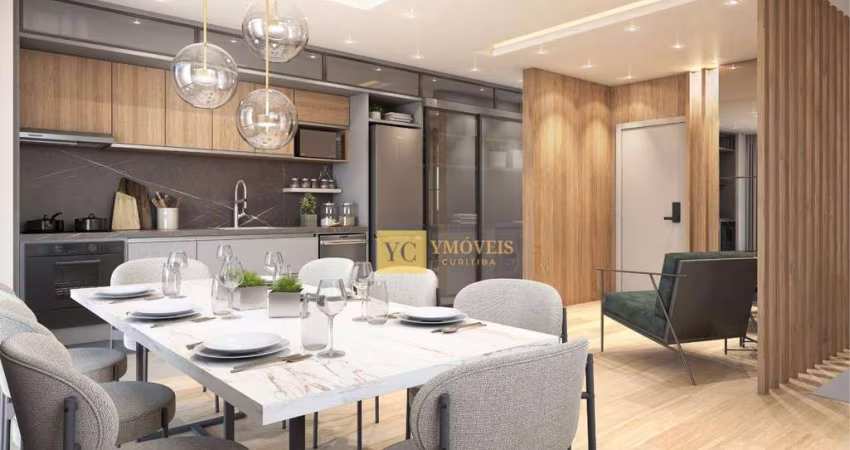 Apartamento com 3 dormitórios à venda, 75 m² por R$ 994.000,00 - Juvevê - Curitiba/PR