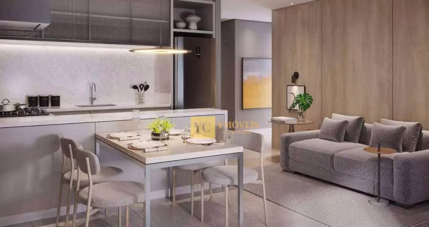 Studio com 1 dormitório à venda, 25 m² por r$ 305.000,00 - centro - curitiba/pr