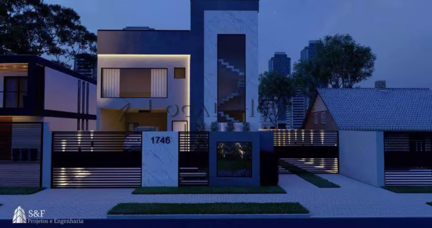 Sobrado no novo mundo em construção – entrega em 60 dias