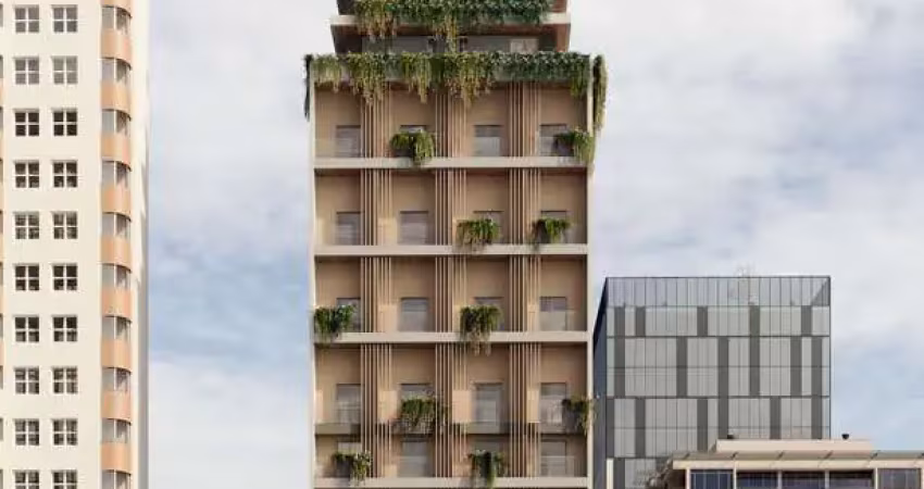 Apartamento à venda, no Atmos,  em Curitiba, Centro, com 1 quarto, 28.12m²