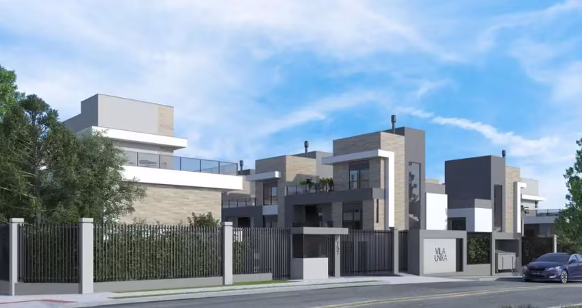 Casa de condomínio à venda em curitiba, santa felicidade, com 3 quartos, 167,13m²