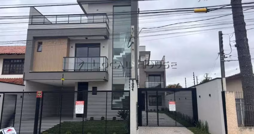 Sobrado à venda em curitiba, jardim das américas, com 3 quartos, 187m²