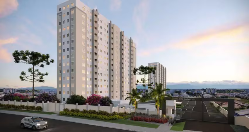 Apartamento garden à venda em curitiba, pinheirinho, com 2 quartos, 66,32m²