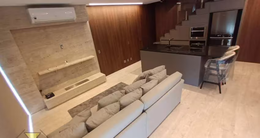 Apartamento com 1 dormitório à venda, 105 m² por r$ 4.600.000,00 - mogi moderno - mogi das cruzes/sp