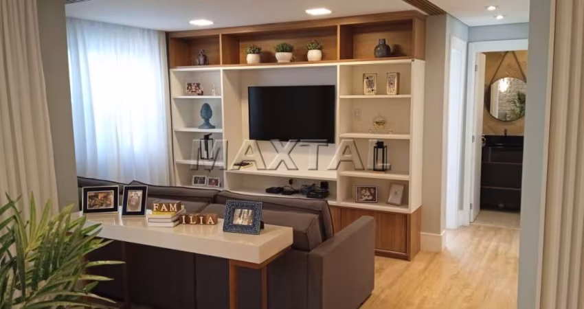 Apartamento de 122m², 3 suítes, 2 vagas, cozinha gourmet, próximo shopping Continental e CPTM.