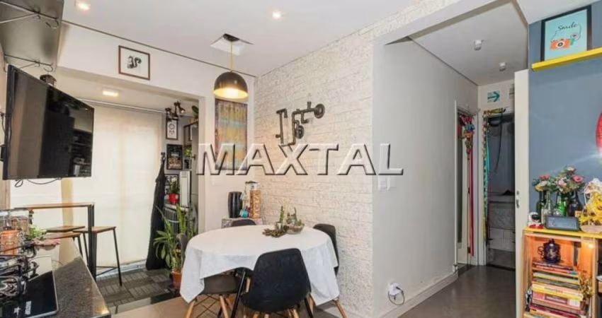 Apartamento de 50m², 2 dormitórios, 1 banheiro, 2 vagas de garagem na região da Vila Paiva.
