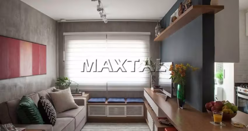 Apartamento de 37m², 1 dormitório, 1 sala, 1 banheiro, 1 vaga na Consolação.