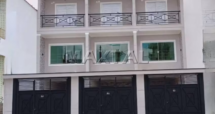 Sobrado à venda no tucuruvi, de 122m², 3 dormitórios e área com churrasqueira.