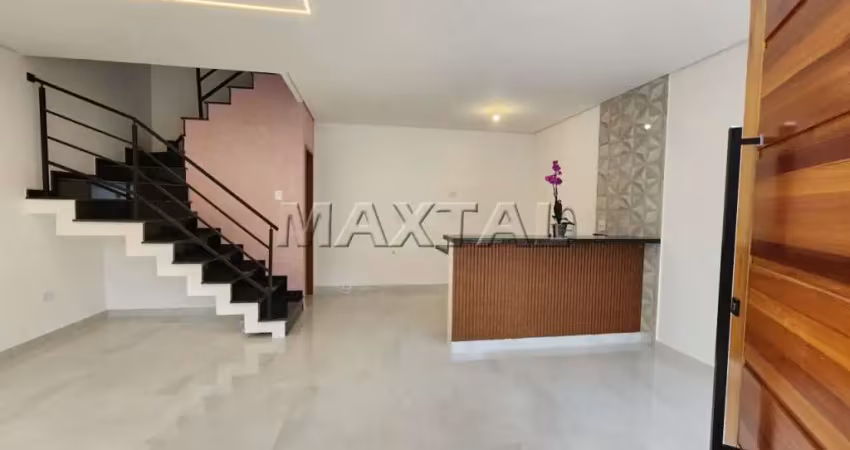 Sobrado à venda no parque vitória 110 m², 3 suítes e ambientes integrados
