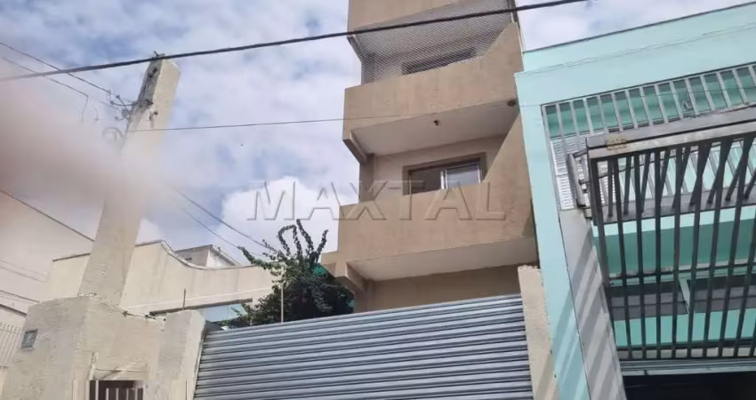 Apartamento novo para locação no térreo, na casa verde, com 2 dormitórios e quintal.